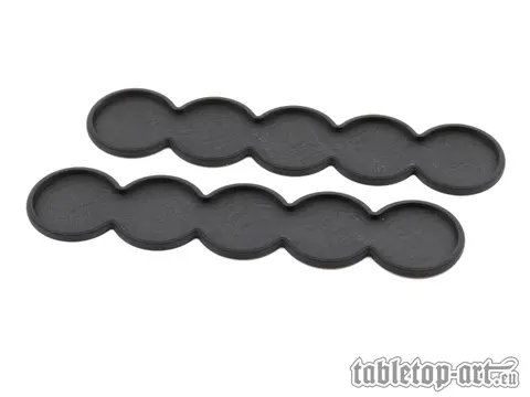 Cover: 704270726263 | Movement Tray - Rounded Edge - 32mm 5s Bar - Black (2) | Tabletop-Art