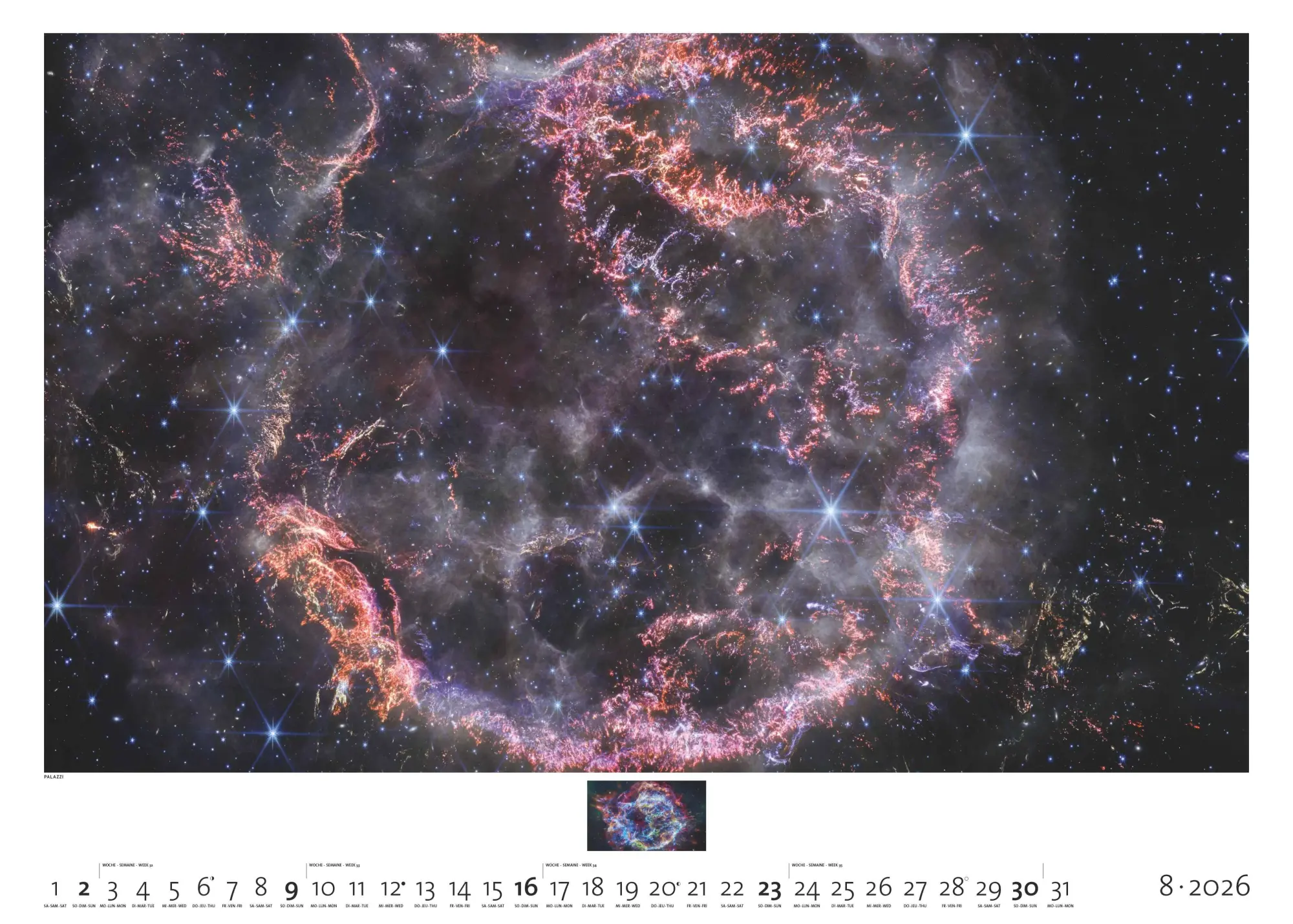 Bild: 4069095006263 | Sternzeit 2026 - Bild-Kalender - Poster-Kalender - 70x50 | Mokler