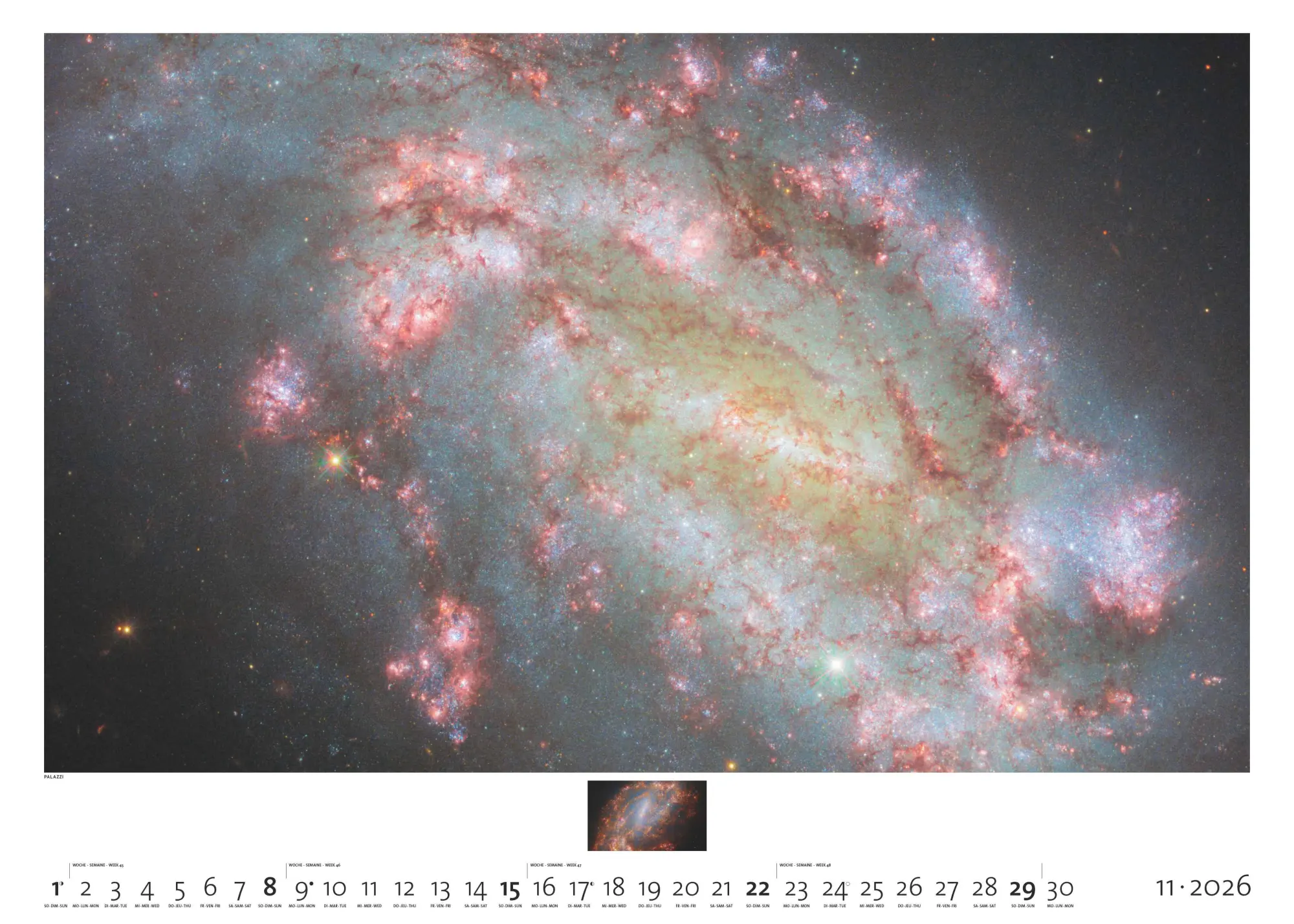 Bild: 4069095006263 | Sternzeit 2026 - Bild-Kalender - Poster-Kalender - 70x50 | Mokler
