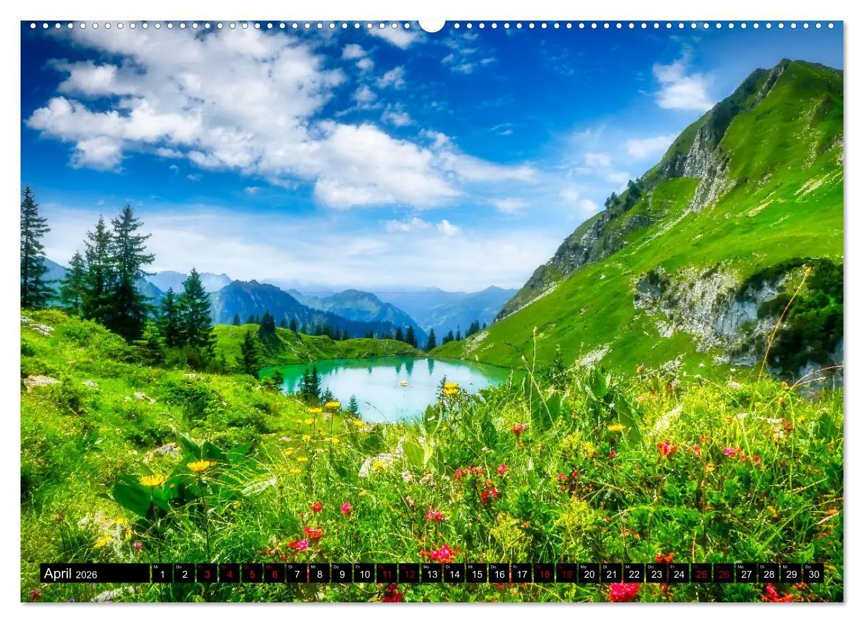 Bild: 9783457446263 | Oberstdorfer Bergwelt (hochwertiger Premium Wandkalender 2026 DIN...