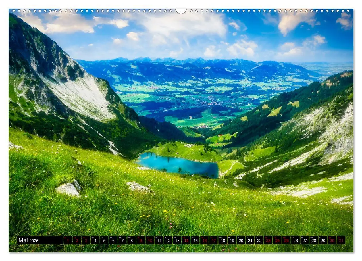 Bild: 9783457446263 | Oberstdorfer Bergwelt (hochwertiger Premium Wandkalender 2026 DIN...