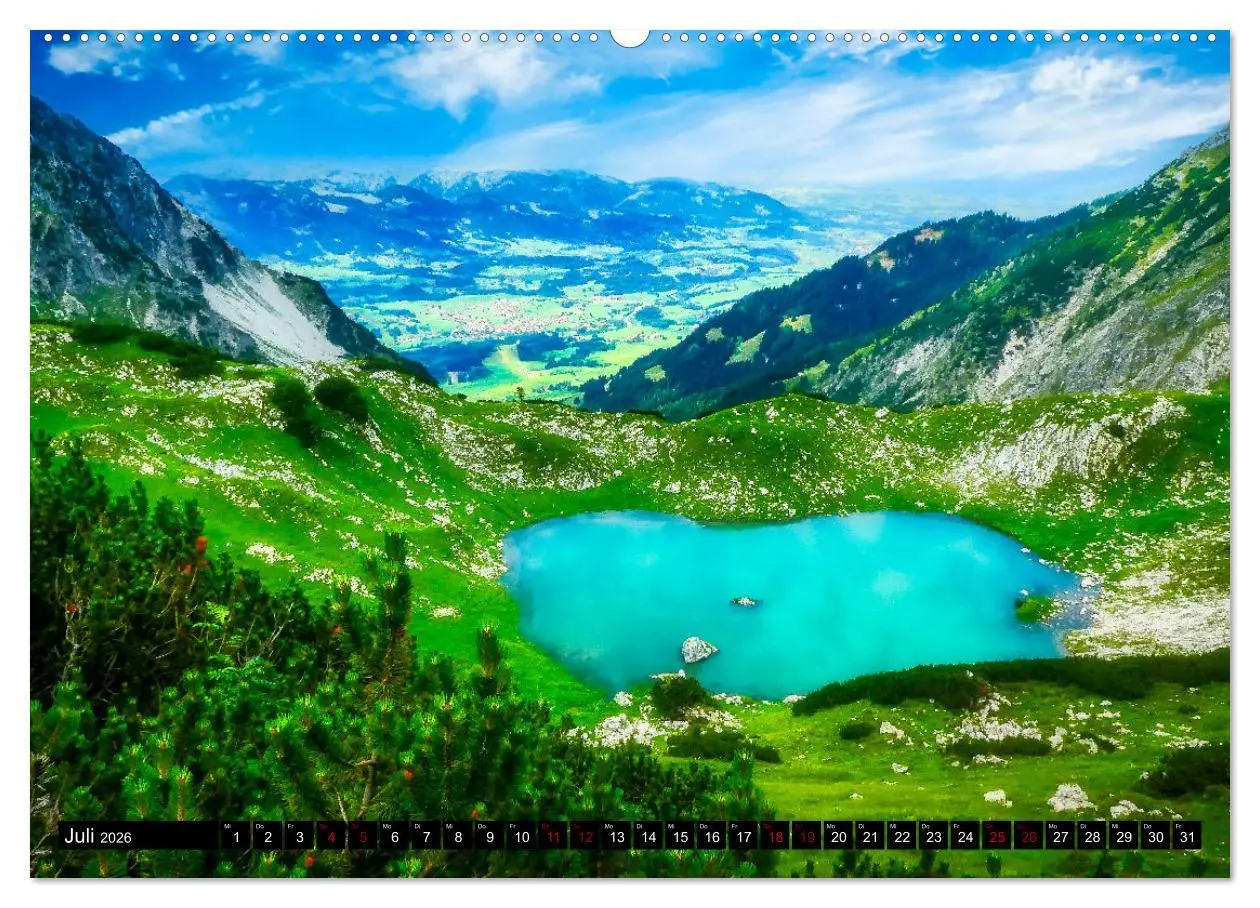 Bild: 9783457446263 | Oberstdorfer Bergwelt (hochwertiger Premium Wandkalender 2026 DIN...
