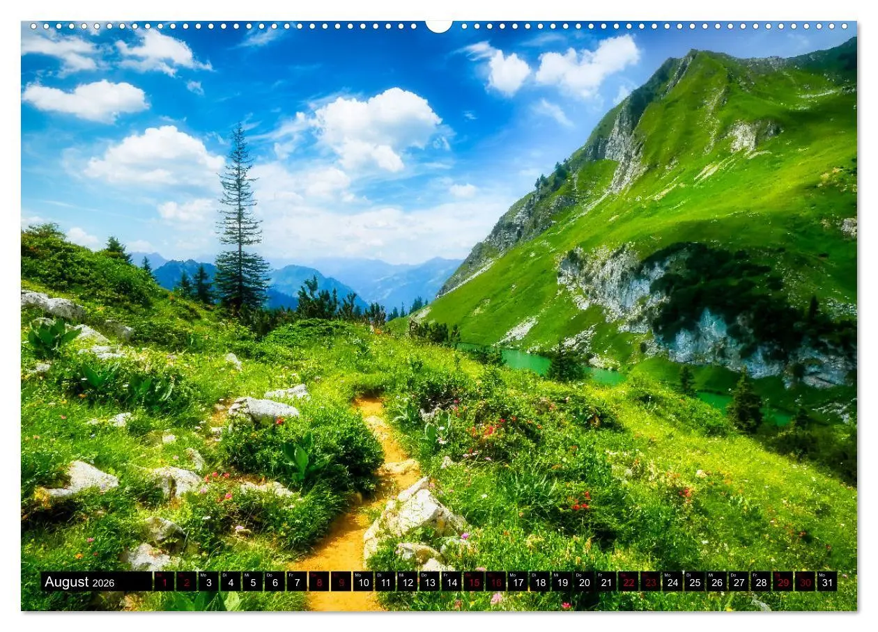 Bild: 9783457446263 | Oberstdorfer Bergwelt (hochwertiger Premium Wandkalender 2026 DIN...