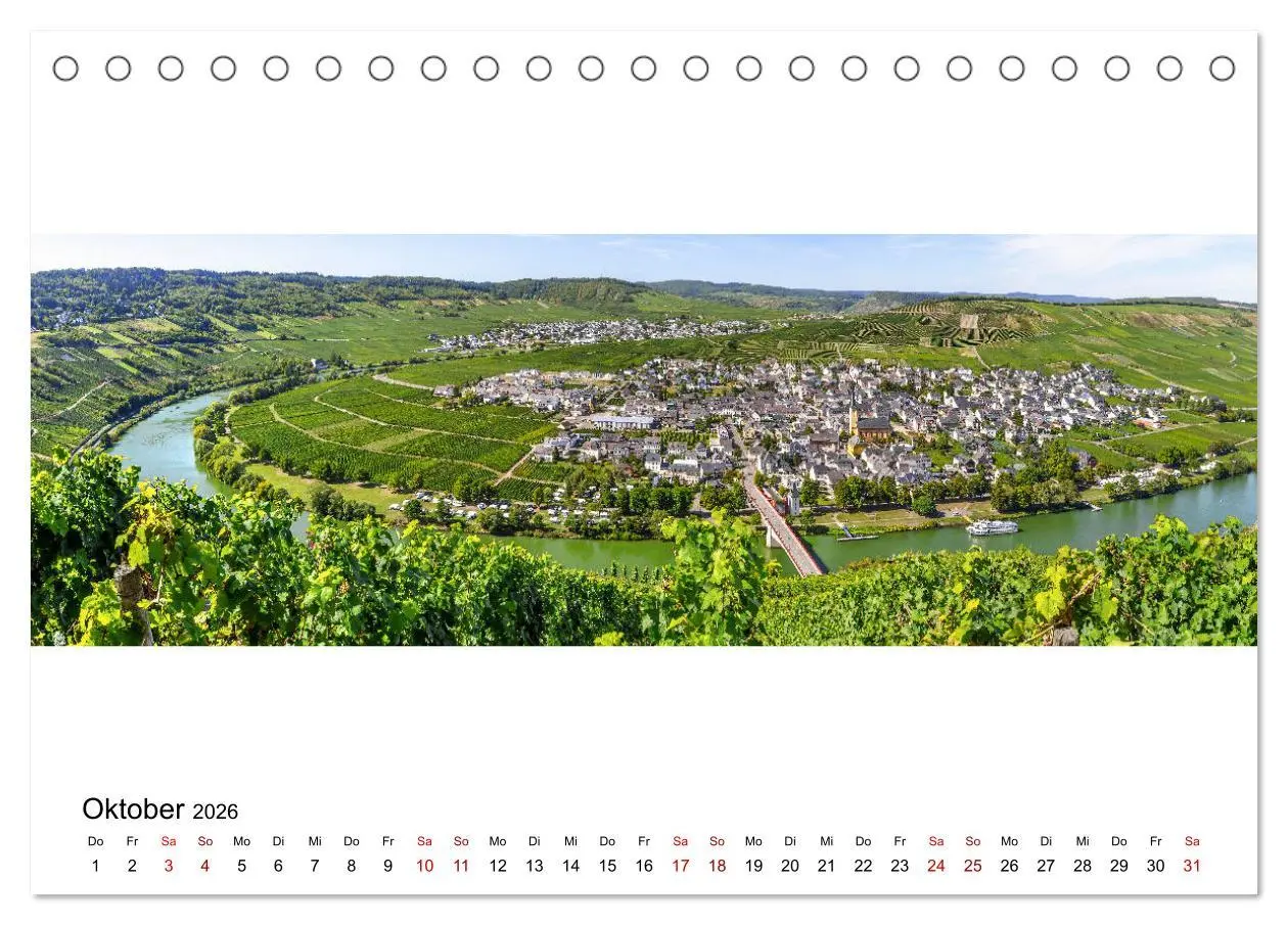 Bild: 9783457756263 | Mosel im Panorama (Tischkalender 2026 DIN A5 quer), CALVENDO...