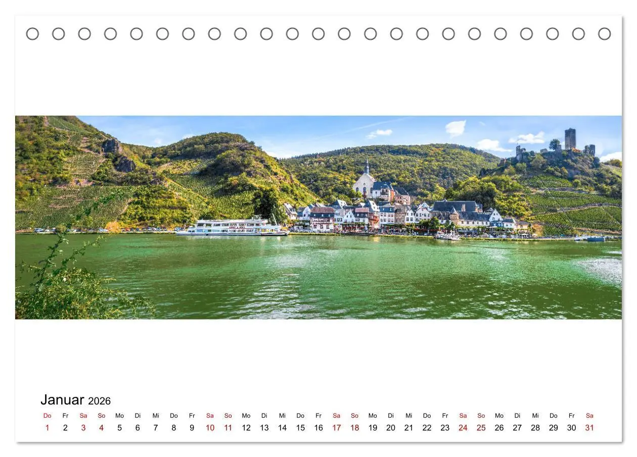 Bild: 9783457756263 | Mosel im Panorama (Tischkalender 2026 DIN A5 quer), CALVENDO...
