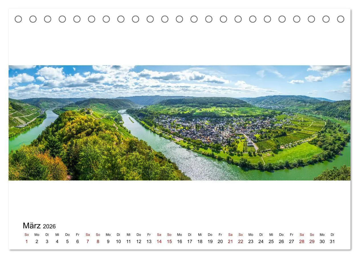 Bild: 9783457756263 | Mosel im Panorama (Tischkalender 2026 DIN A5 quer), CALVENDO...