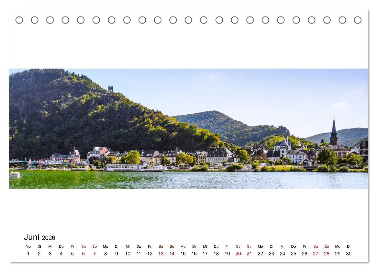 Bild: 9783457756263 | Mosel im Panorama (Tischkalender 2026 DIN A5 quer), CALVENDO...