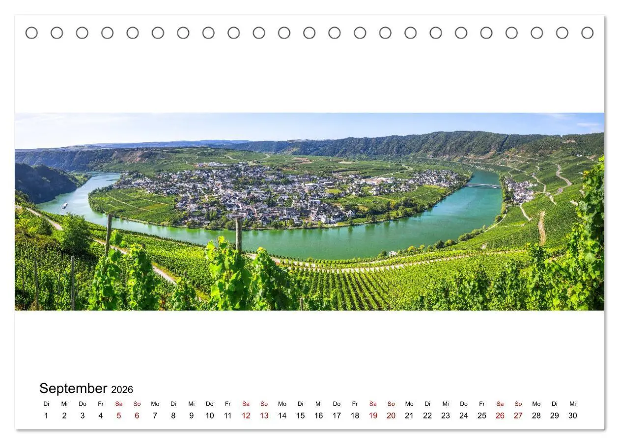 Bild: 9783457756263 | Mosel im Panorama (Tischkalender 2026 DIN A5 quer), CALVENDO...