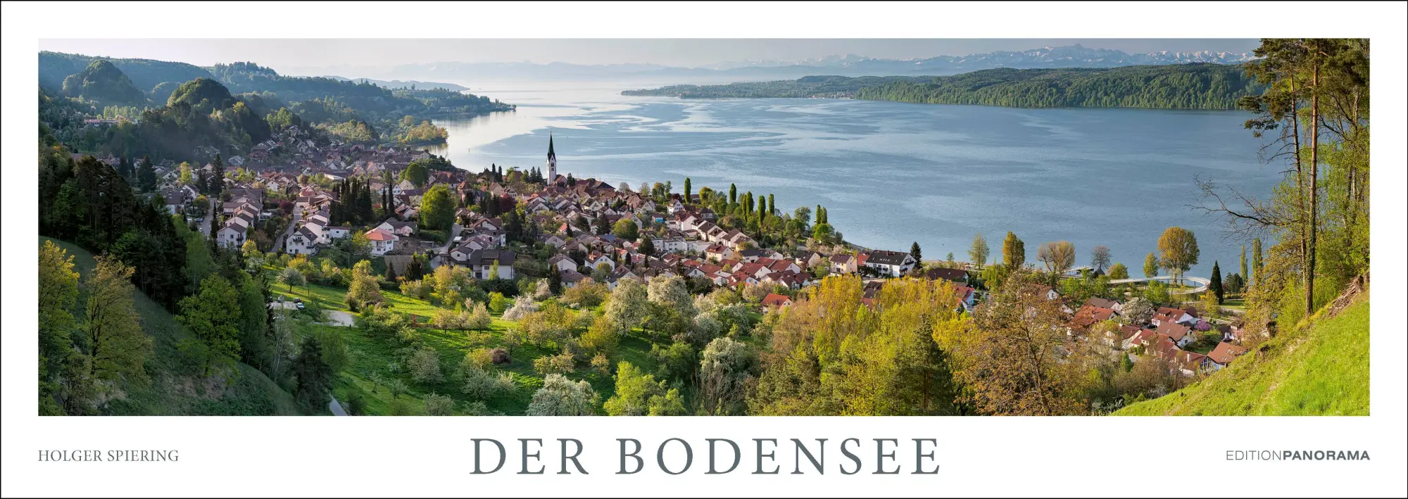 Cover: 9783898236263 | Der Bodensee | Immerwährender Panorama-Kalender, 110 x 39 cm | XIV