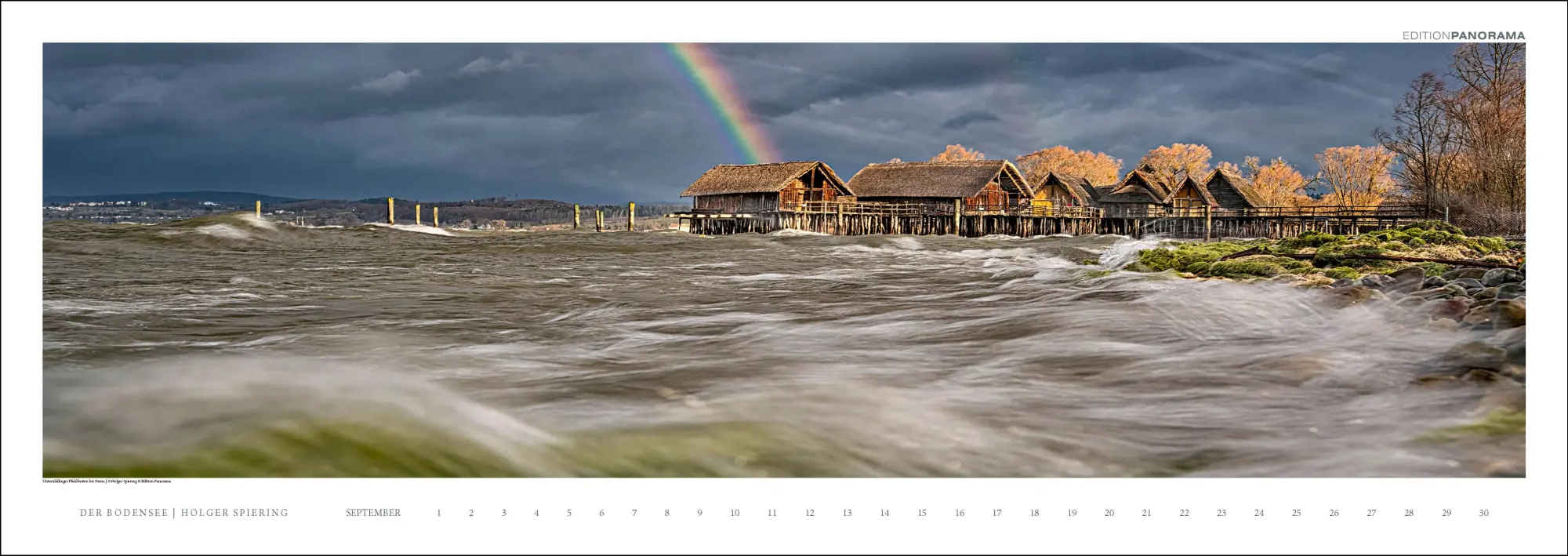 Bild: 9783898236263 | Der Bodensee | Immerwährender Panorama-Kalender, 110 x 39 cm | XIV