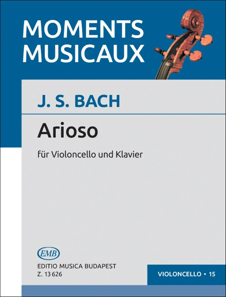 Cover: 9790080136263 | Arioso | Johann Sebastian Bach | EMB Moments Musicaux for Violoncello