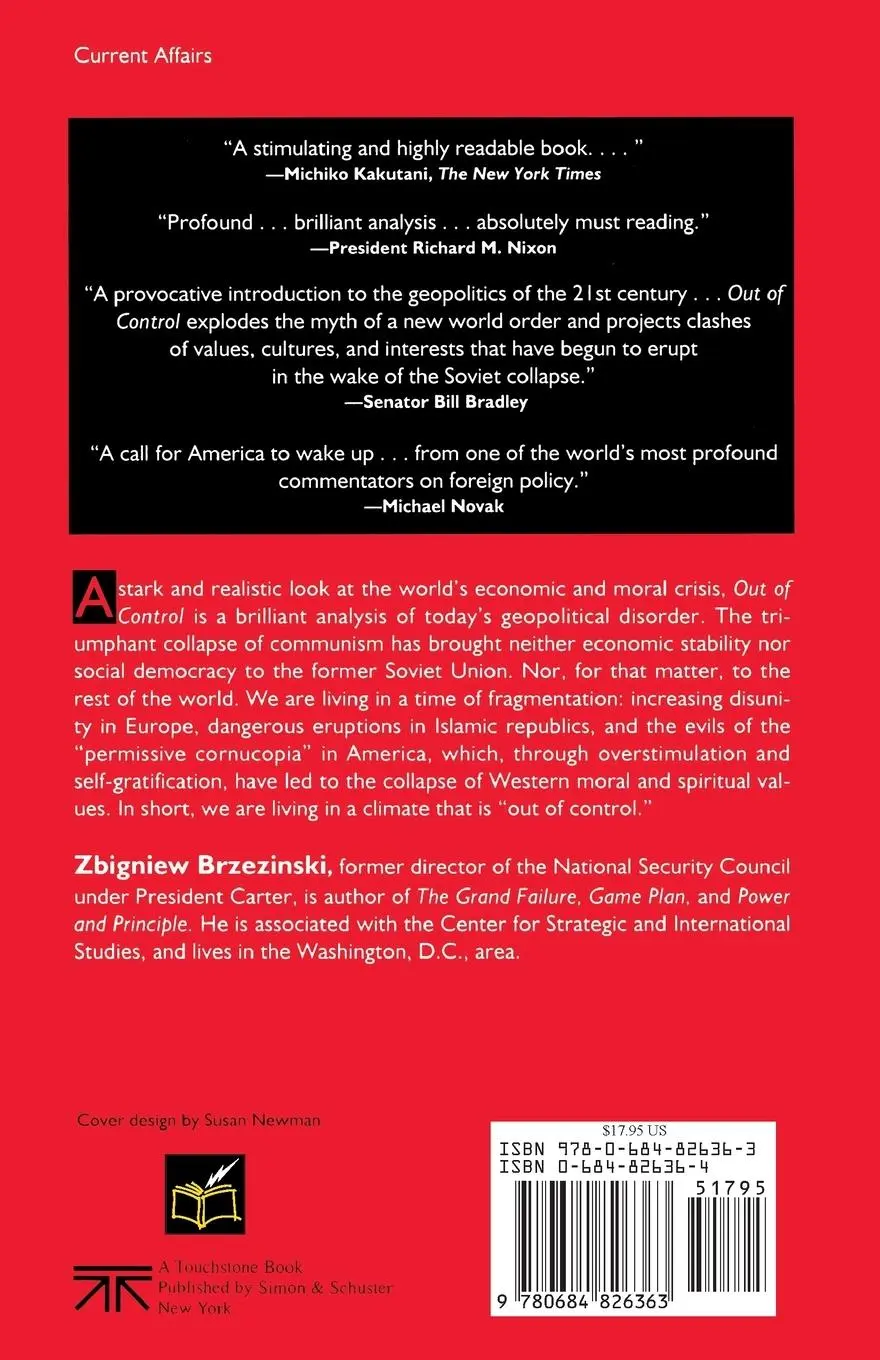 Rückseite: 9780684826363 | Out of Control | Global Turmoil on the Eve of the Twenty-First Century