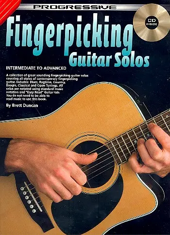 Cover: 9781875726363 | Fingerpicking Guitar Solos | B. Duncan | Progressive | Buch + CD