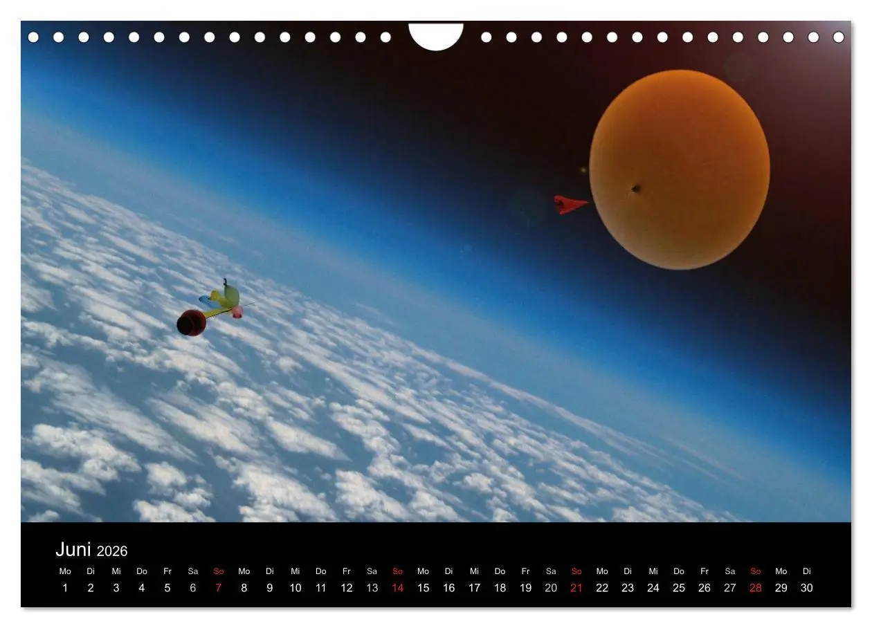 Bild: 9783516216363 | Eine Reise in die Stratosphäre (Wandkalender 2026 DIN A4 quer),...