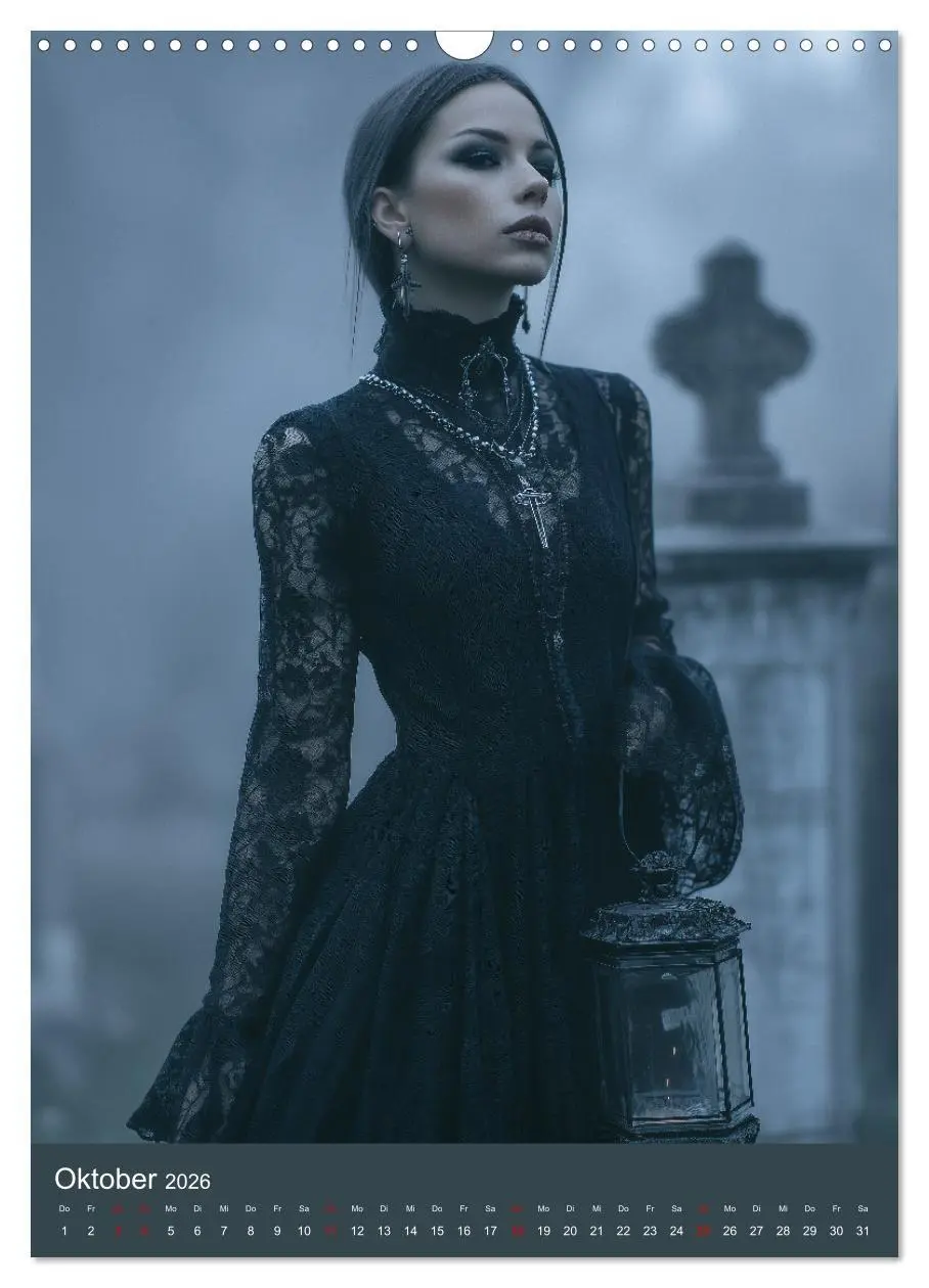 Bild: 9783516696363 | Gothic Girls - düstere Frauen in schwarzer Gothic-Kleidung...