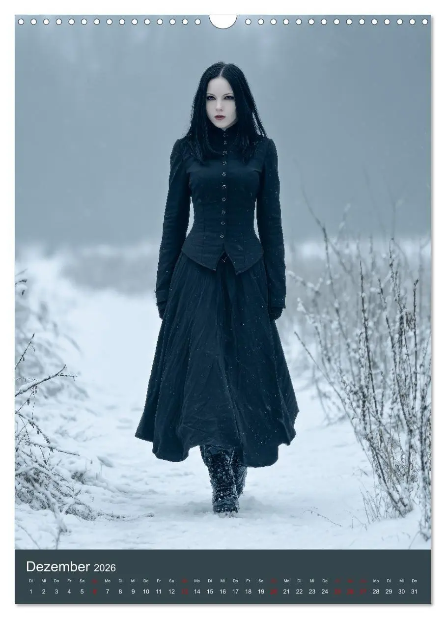 Bild: 9783516696363 | Gothic Girls - düstere Frauen in schwarzer Gothic-Kleidung...