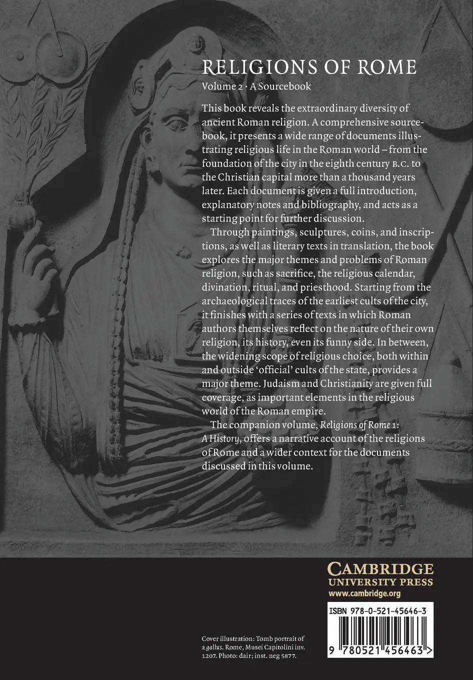 Rückseite: 9780521456463 | Religions of Rome | Mary Beard (u. a.) | Taschenbuch | Englisch | 1998