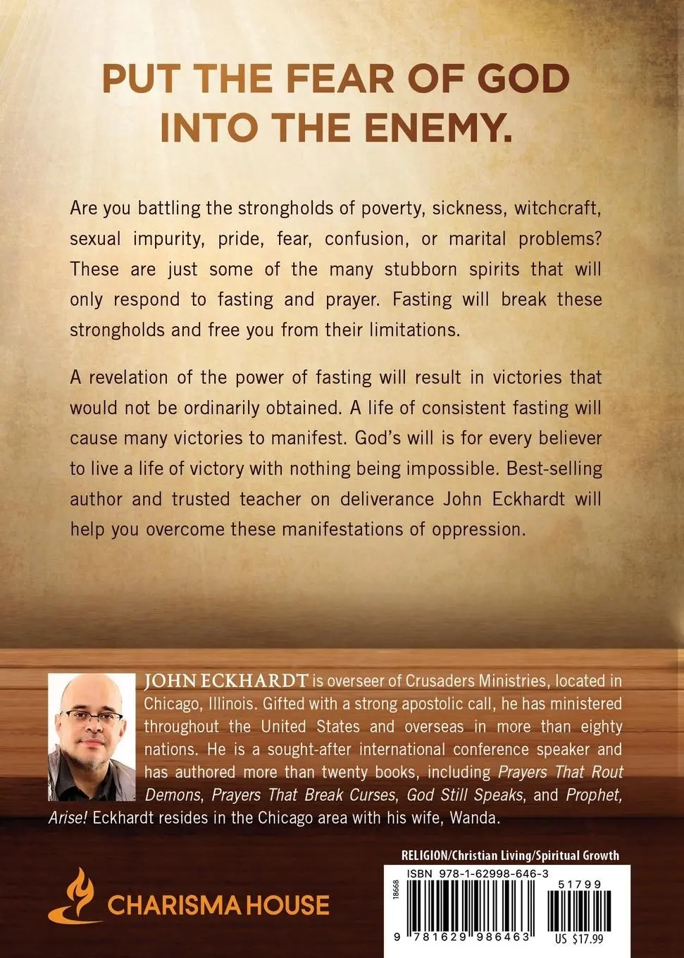 Rückseite: 9781629986463 | Fasting for Breakthrough and Deliverance | John Eckhardt | Taschenbuch
