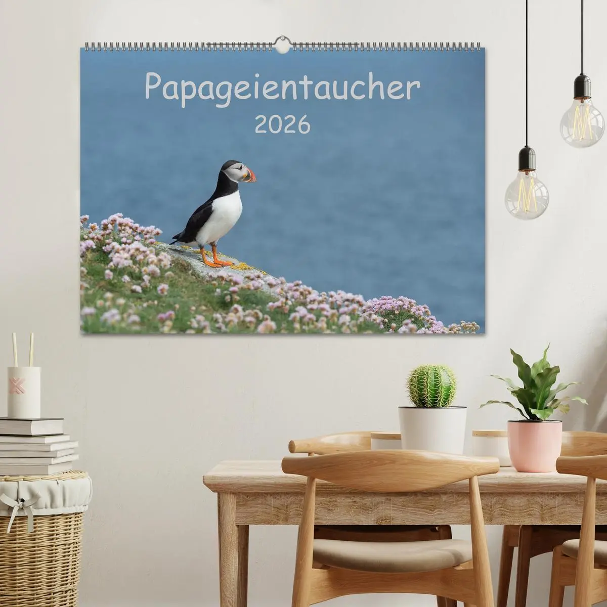 Bild: 9783516136463 | Papageientaucher 2026 (Wandkalender 2026 DIN A2 quer), CALVENDO...