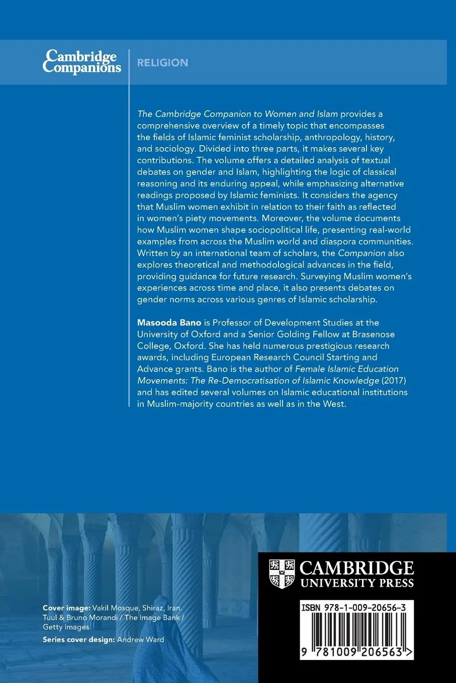 Rückseite: 9781009206563 | The Cambridge Companion to Women and Islam | Masooda Bano | Buch