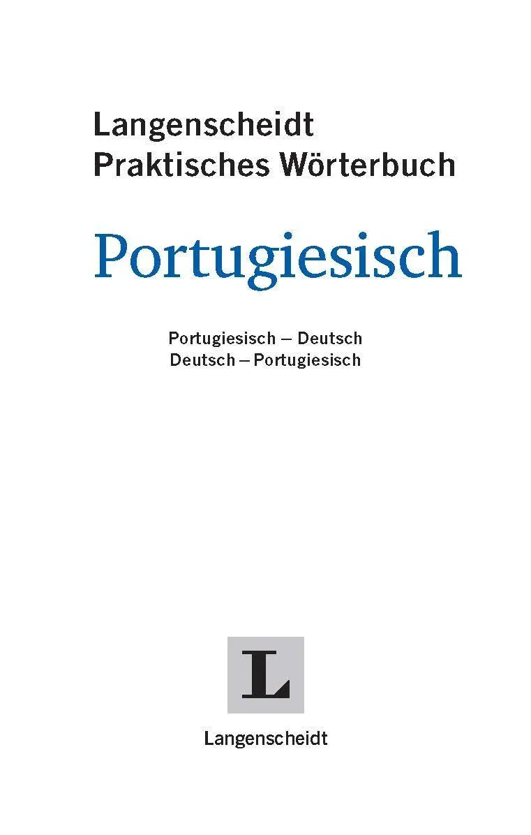 Bild: 9783125146563 | Langenscheidt Praktisches Wörterbuch Portugiesisch | Buch | 720 S.