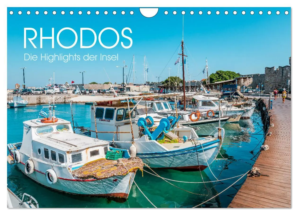 Cover: 9783383926563 | Rhodos - Die Highlights der Insel (Wandkalender 2025 DIN A4 quer),...