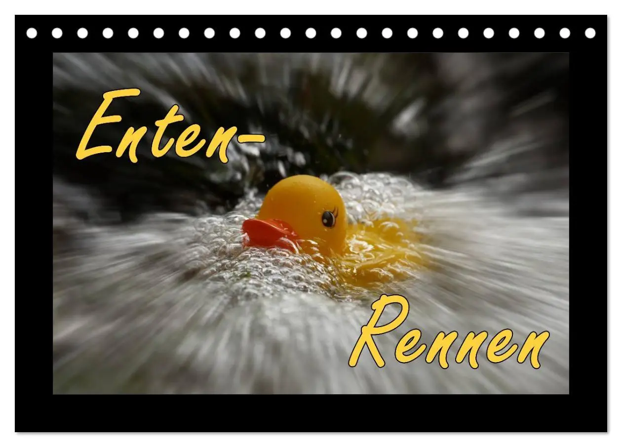 Cover: 9783516126563 | Enten-Rennen (Tischkalender 2026 DIN A5 quer), CALVENDO Monatskalender