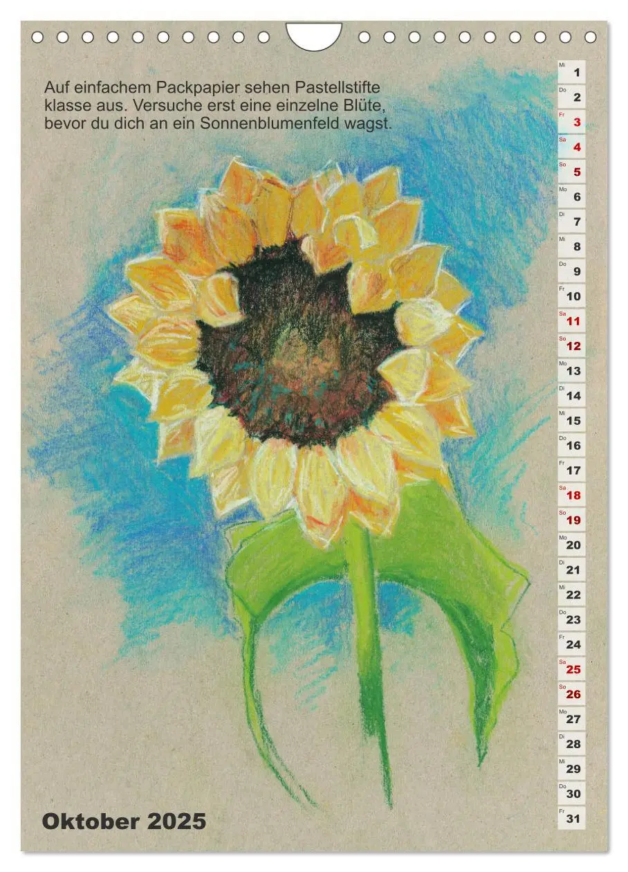 Bild: 9783435936663 | Mal mal mit Stiften (Wandkalender 2025 DIN A4 hoch), CALVENDO...
