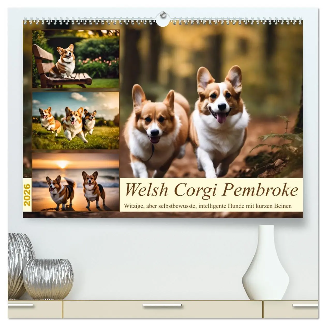 Cover: 9783457406663 | Welsh Corgi Pembroke (hochwertiger Premium Wandkalender 2026 DIN A2...