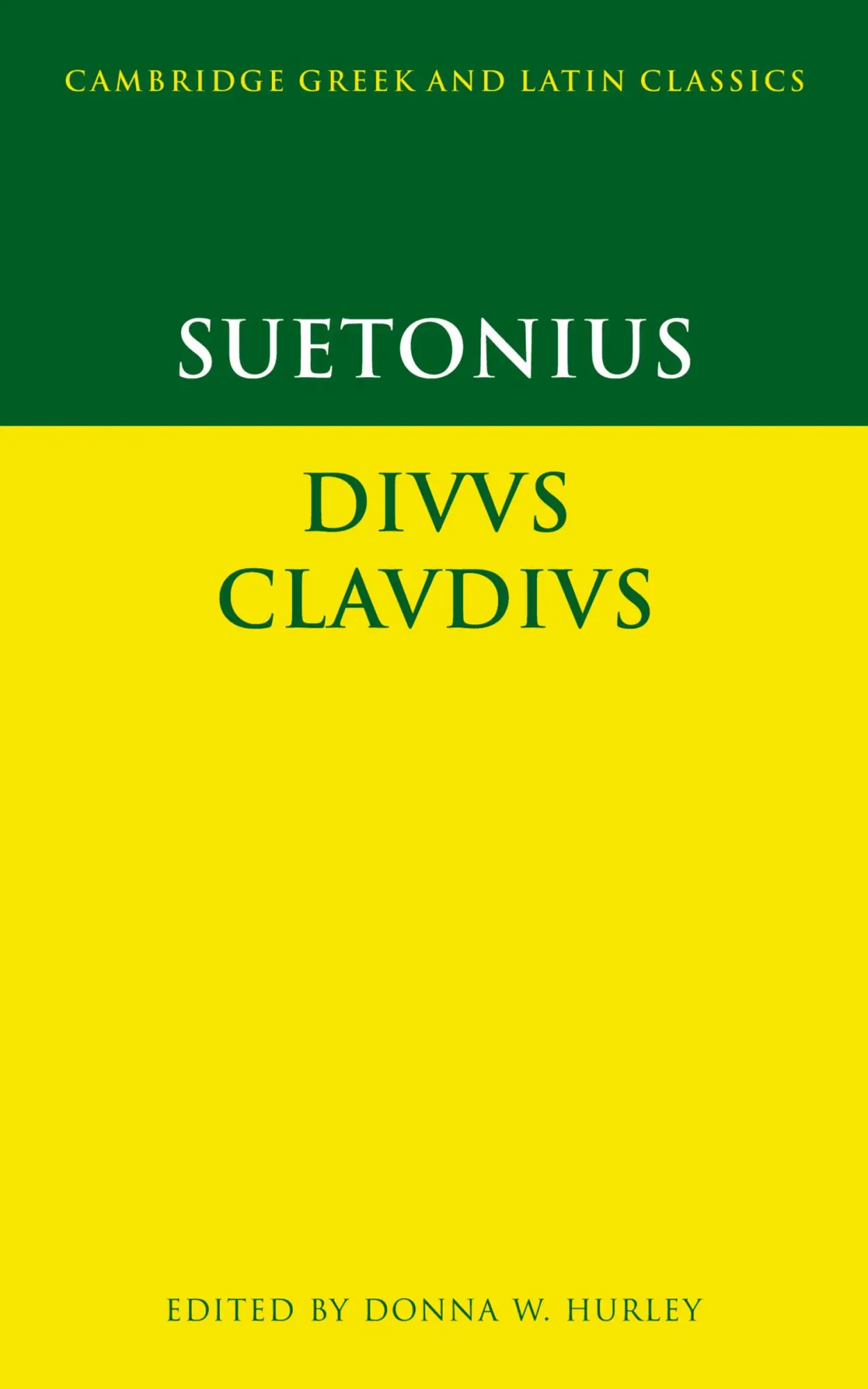 Cover: 9780521596763 | Suetonius | Diuus Claudius | Donna W. Hurley (u. a.) | Taschenbuch