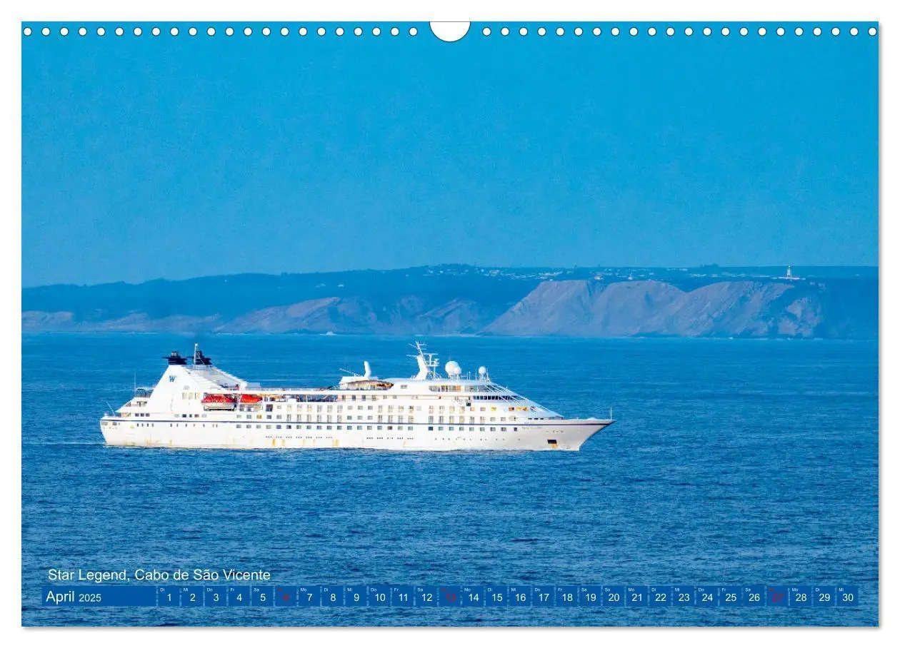 Bild: 9783383766763 | Kreuzfahrtschiffe unterwegs (Wandkalender 2025 DIN A3 quer),...