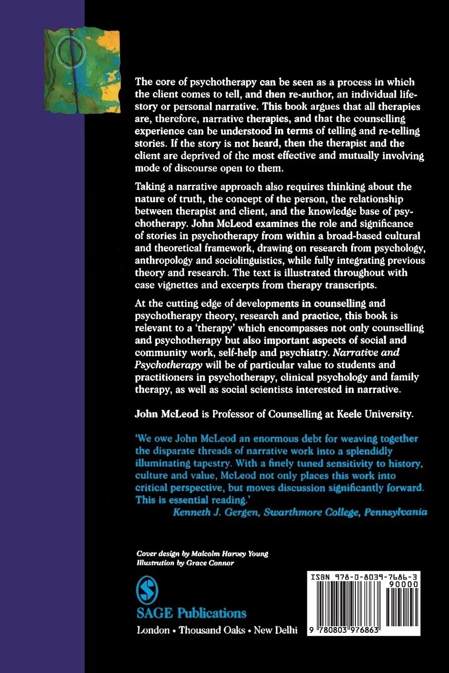 Rückseite: 9780803976863 | Narrative and Psychotherapy | John Mcleod | Taschenbuch | Englisch
