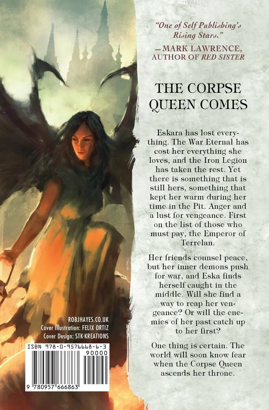 Rückseite: 9780957666863 | From Cold Ashes Risen | Rob J Hayes | Taschenbuch | Englisch | 2020
