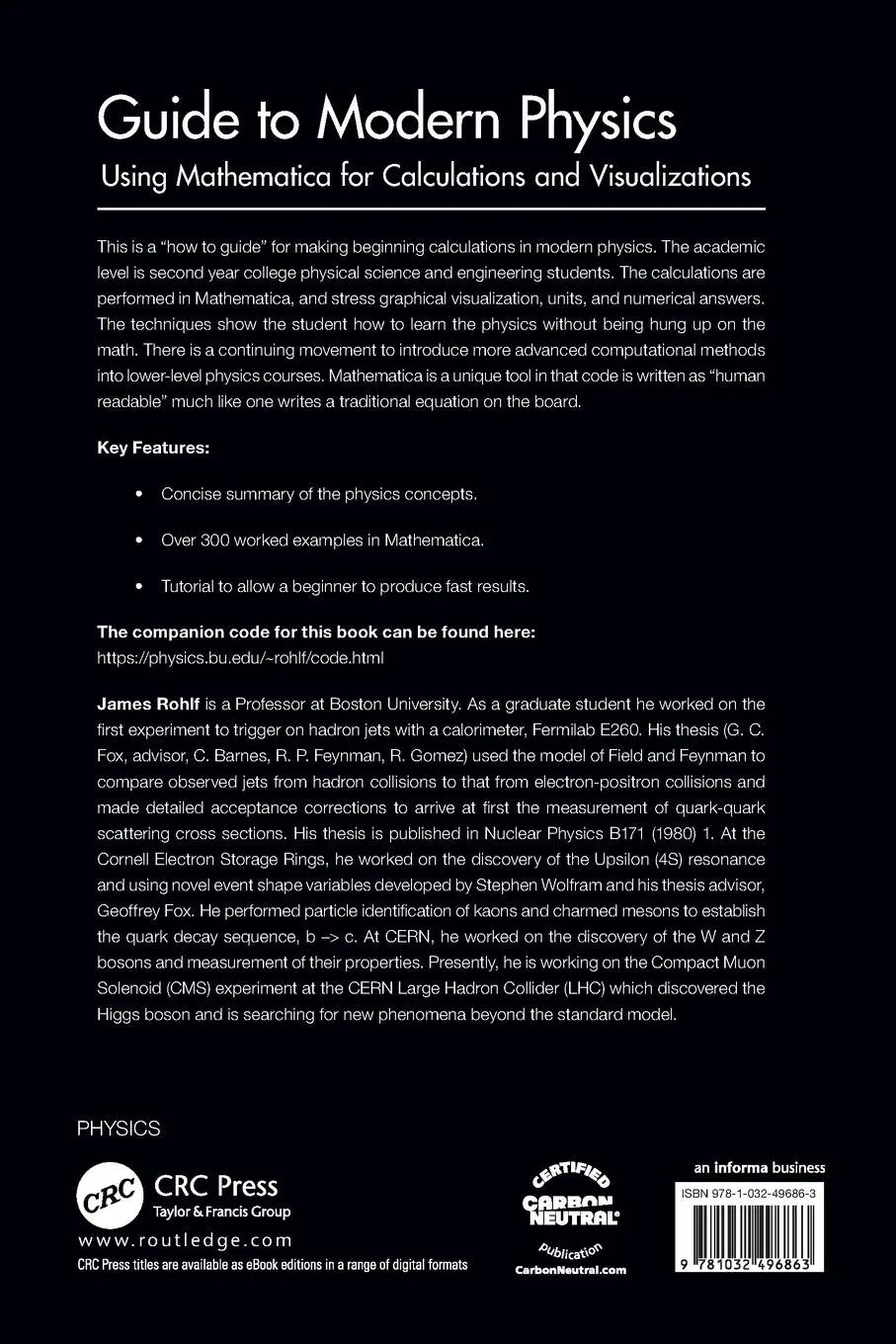 Rückseite: 9781032496863 | Guide to Modern Physics | James W. Rohlf | Taschenbuch | Englisch