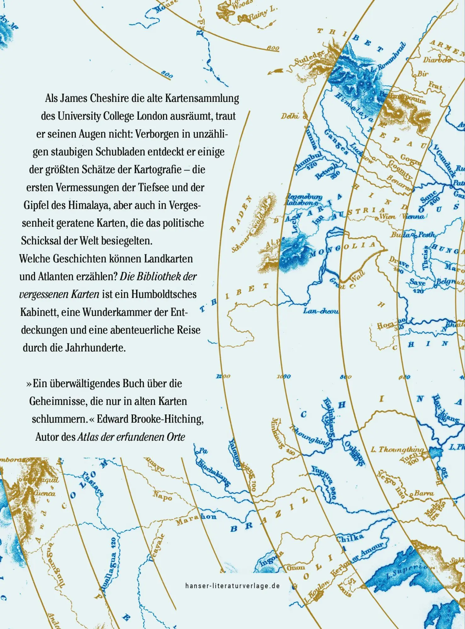 Bild: 9783446286863 | Die Bibliothek der vergessenen Karten | James Cheshire | Buch | 384 S.