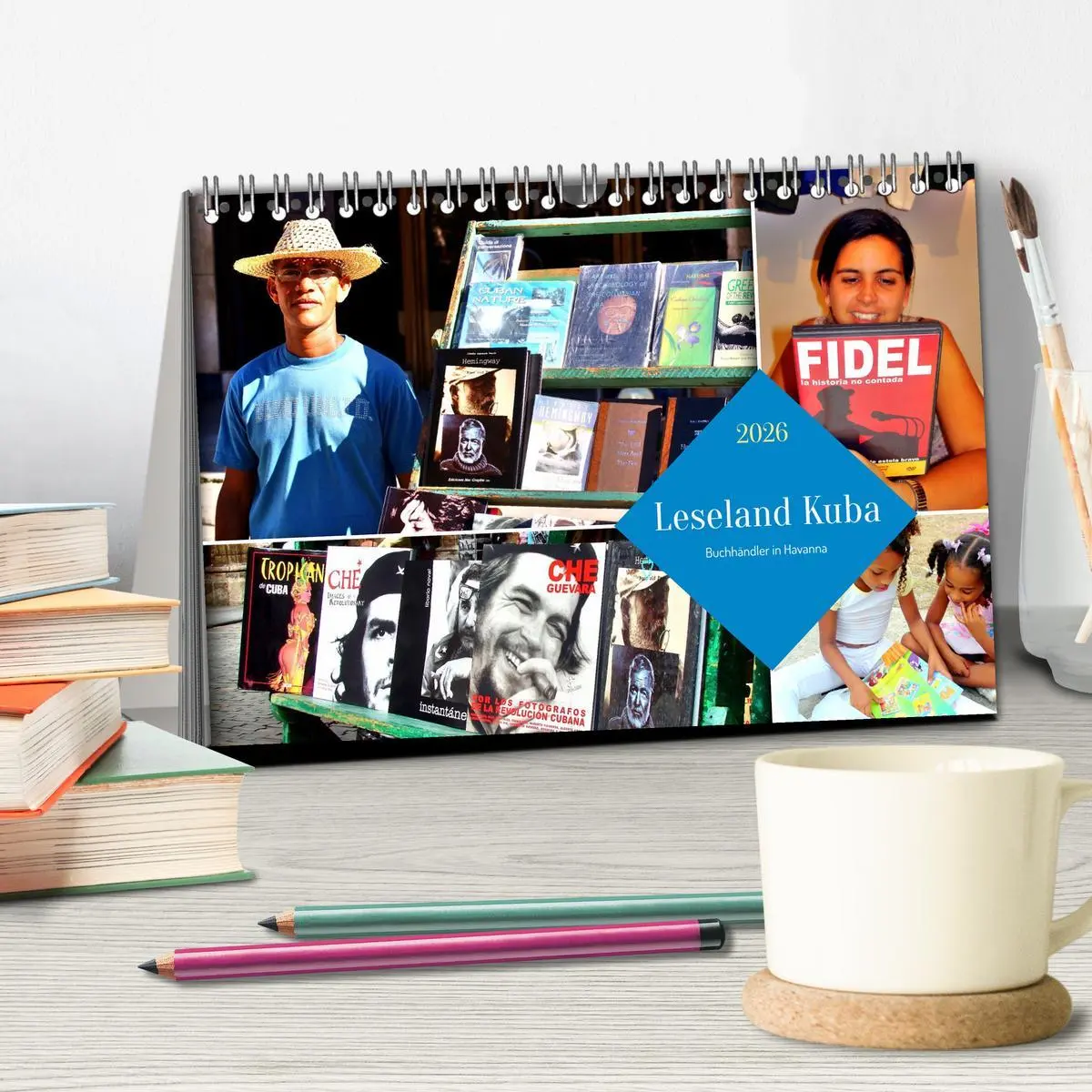 Bild: 9783516646863 | Leseland Kuba - Buchhändler in Havanna (Tischkalender 2026 DIN A5...