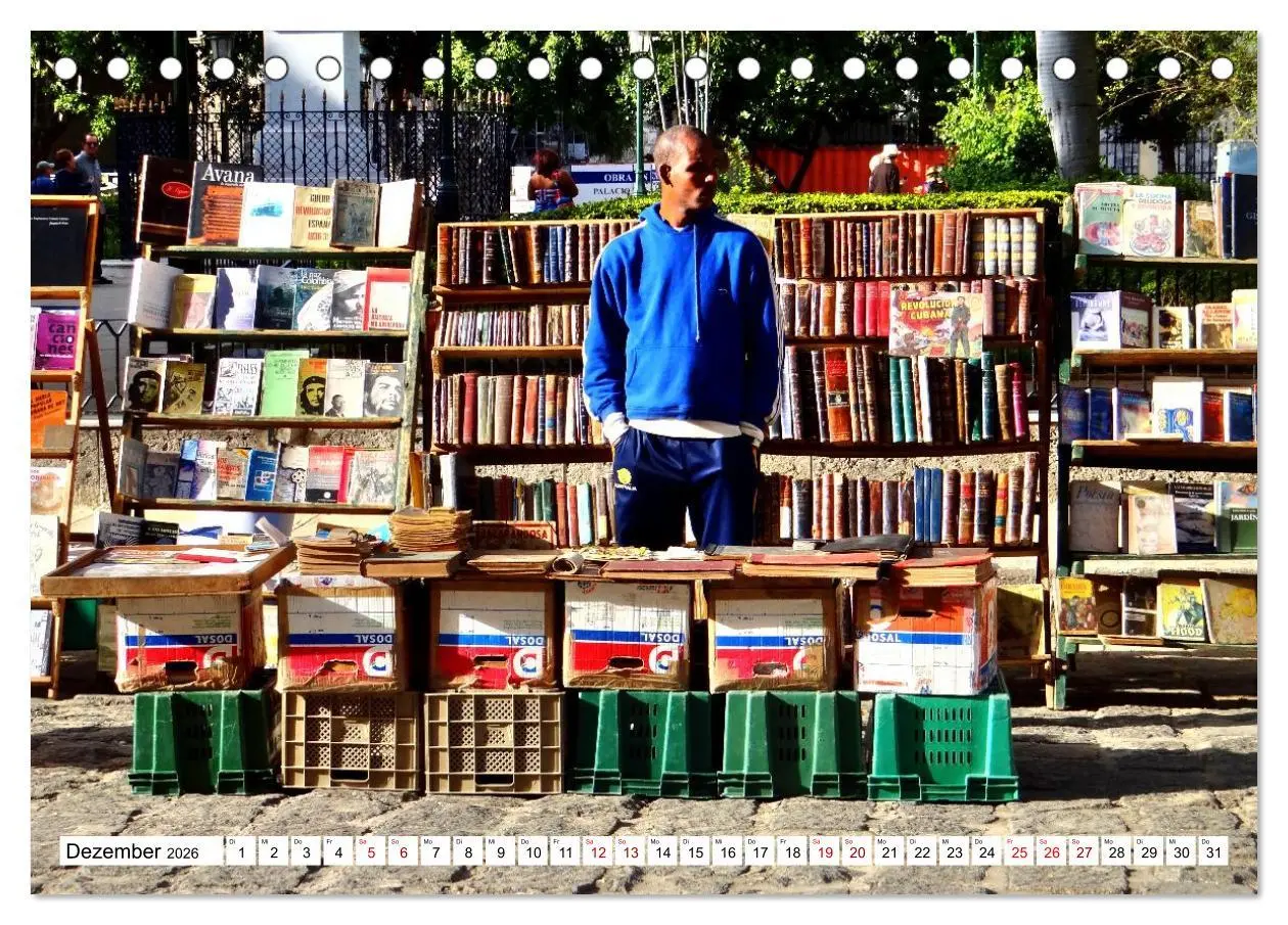 Bild: 9783516646863 | Leseland Kuba - Buchhändler in Havanna (Tischkalender 2026 DIN A5...