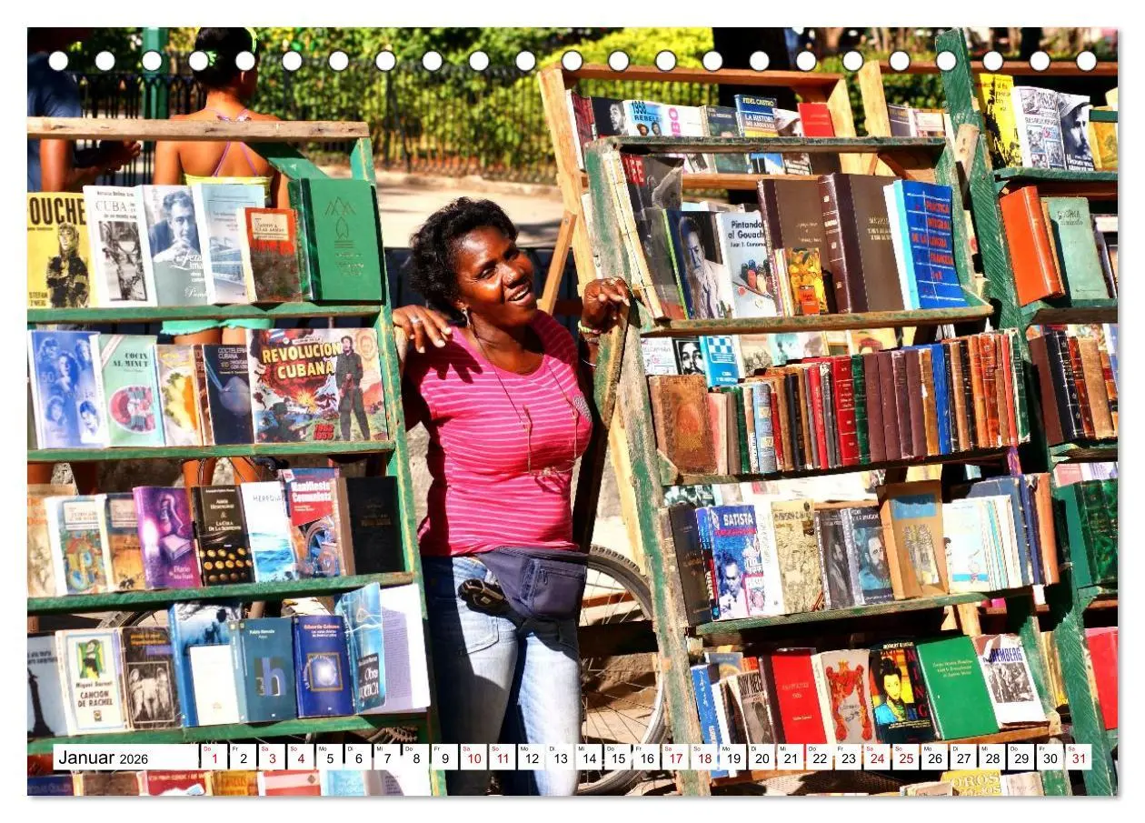 Bild: 9783516646863 | Leseland Kuba - Buchhändler in Havanna (Tischkalender 2026 DIN A5...