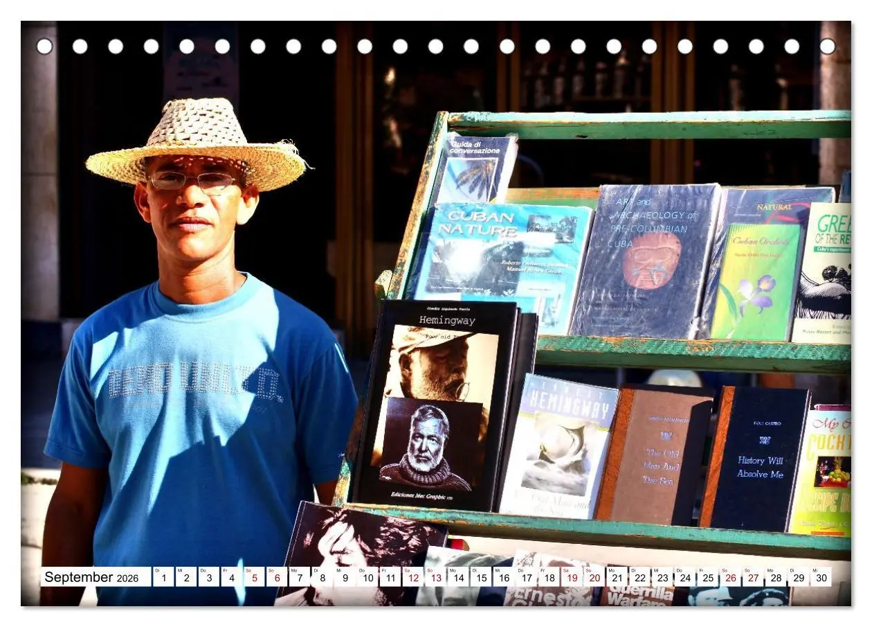Bild: 9783516646863 | Leseland Kuba - Buchhändler in Havanna (Tischkalender 2026 DIN A5...