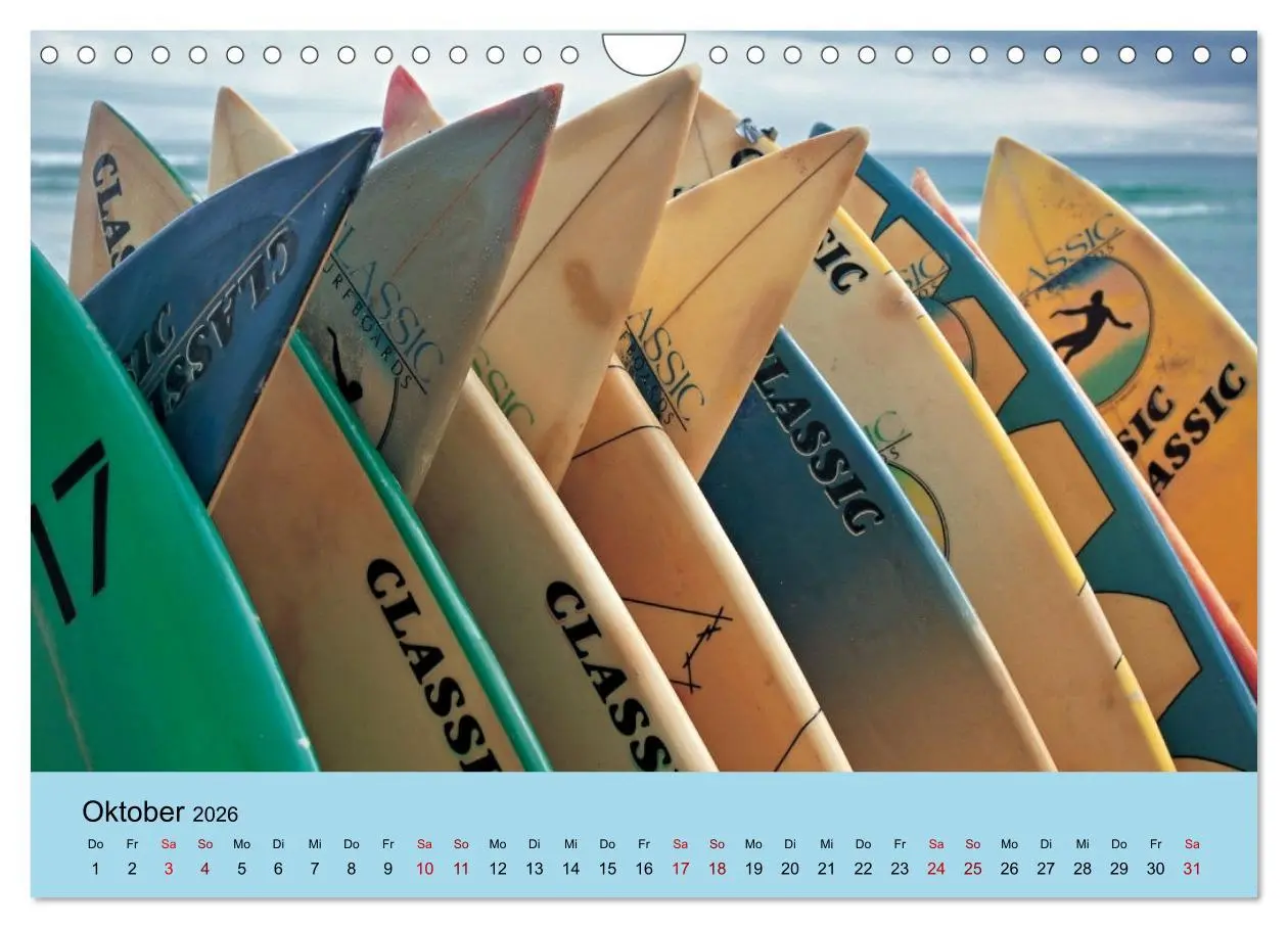 Bild: 9783457616963 | Nazare (Wandkalender 2026 DIN A4 quer), CALVENDO Monatskalender | 2026