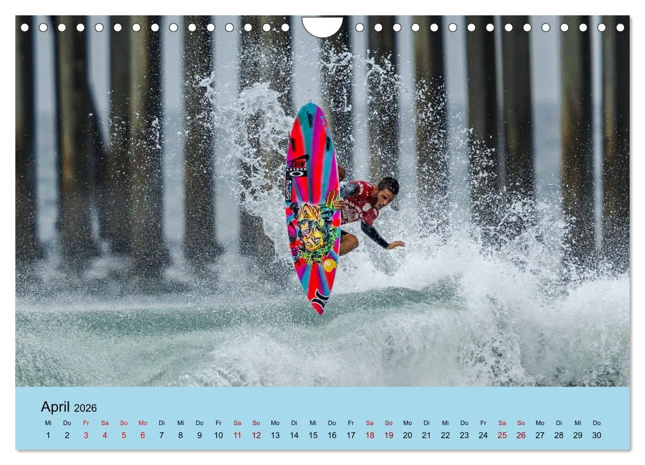 Bild: 9783457616963 | Nazare (Wandkalender 2026 DIN A4 quer), CALVENDO Monatskalender | 2026