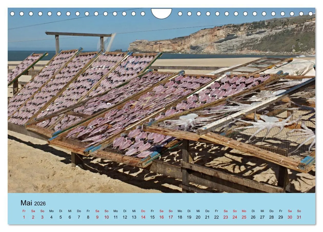 Bild: 9783457616963 | Nazare (Wandkalender 2026 DIN A4 quer), CALVENDO Monatskalender | 2026