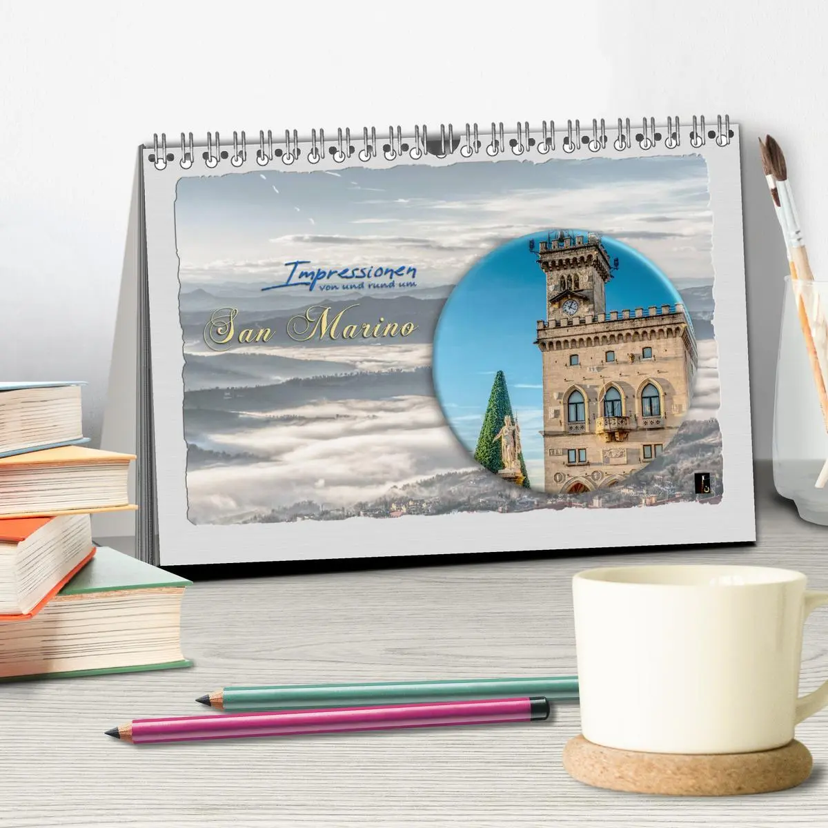 Bild: 9783457786963 | Impressionen - von und rund um San Marino (Tischkalender 2026 DIN...