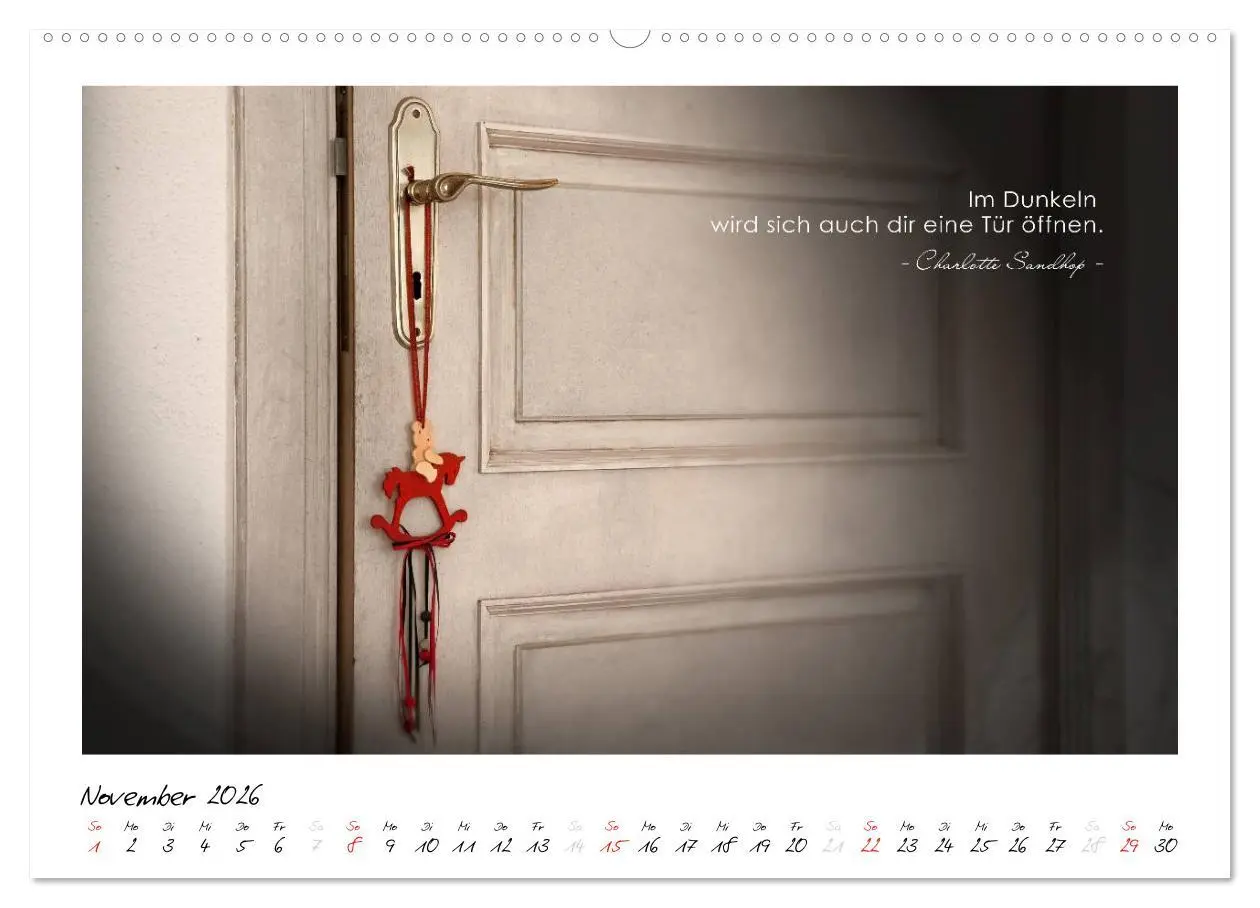 Bild: 9783516016963 | Mit guten Gedanken durch das Jahr (Wandkalender 2026 DIN A2 quer),...