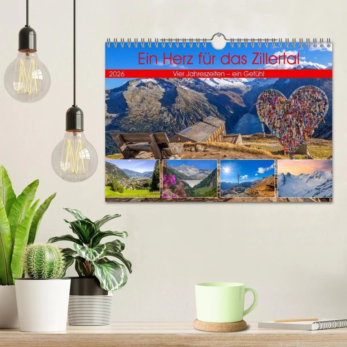 Bild: 9783516706963 | Ein Herz für das Zillertal (Wandkalender 2026 DIN A4 quer),...