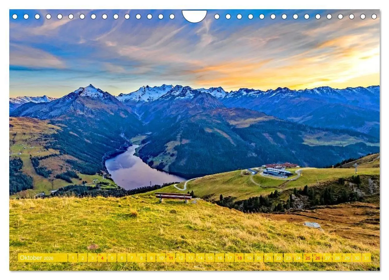 Bild: 9783516706963 | Ein Herz für das Zillertal (Wandkalender 2026 DIN A4 quer),...