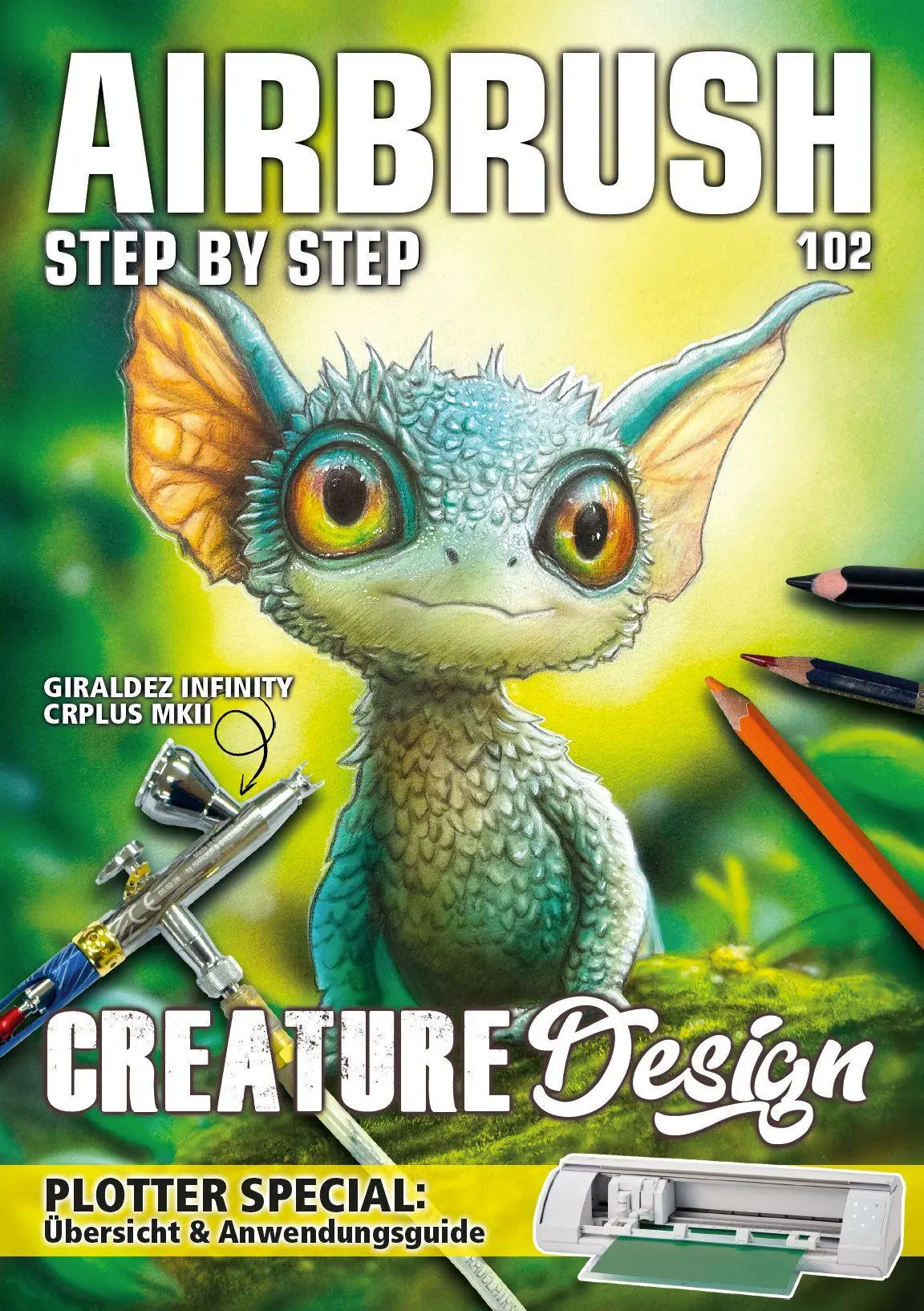 Cover: 9783941656963 | Airbrush Step by Step 102 | Creature Design | Roger Hassler (u. a.)