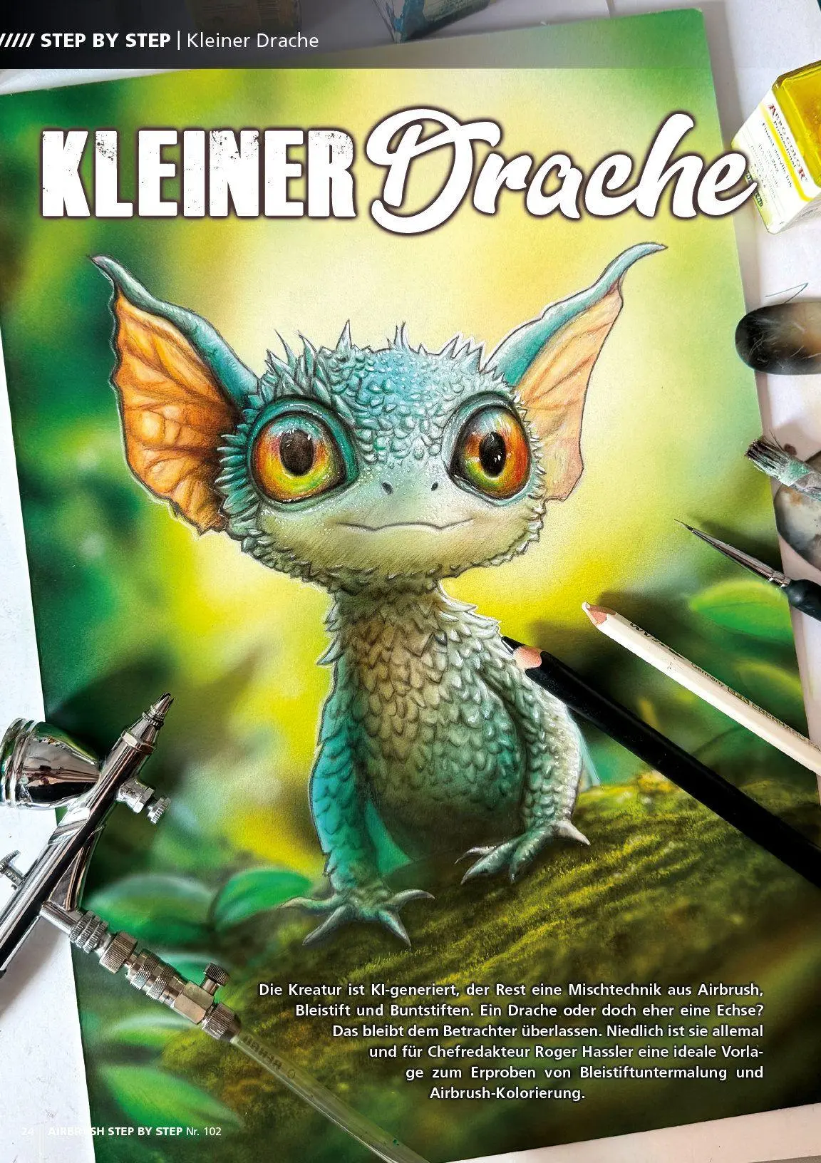 Bild: 9783941656963 | Airbrush Step by Step 102 | Creature Design | Roger Hassler (u. a.)