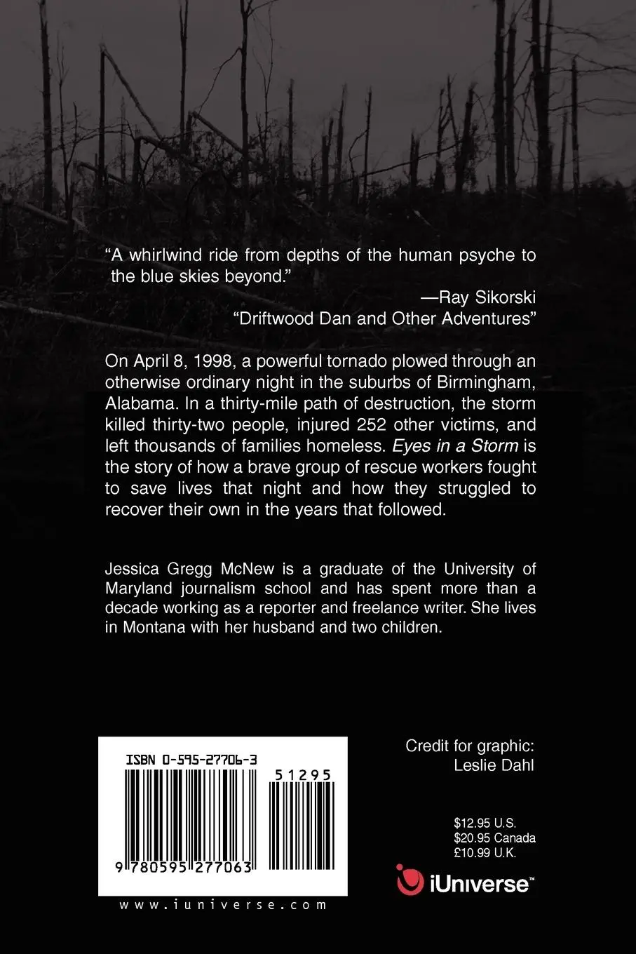Rückseite: 9780595277063 | Eyes in a Storm | Jessica Gregg McNew | Taschenbuch | Englisch | 2003