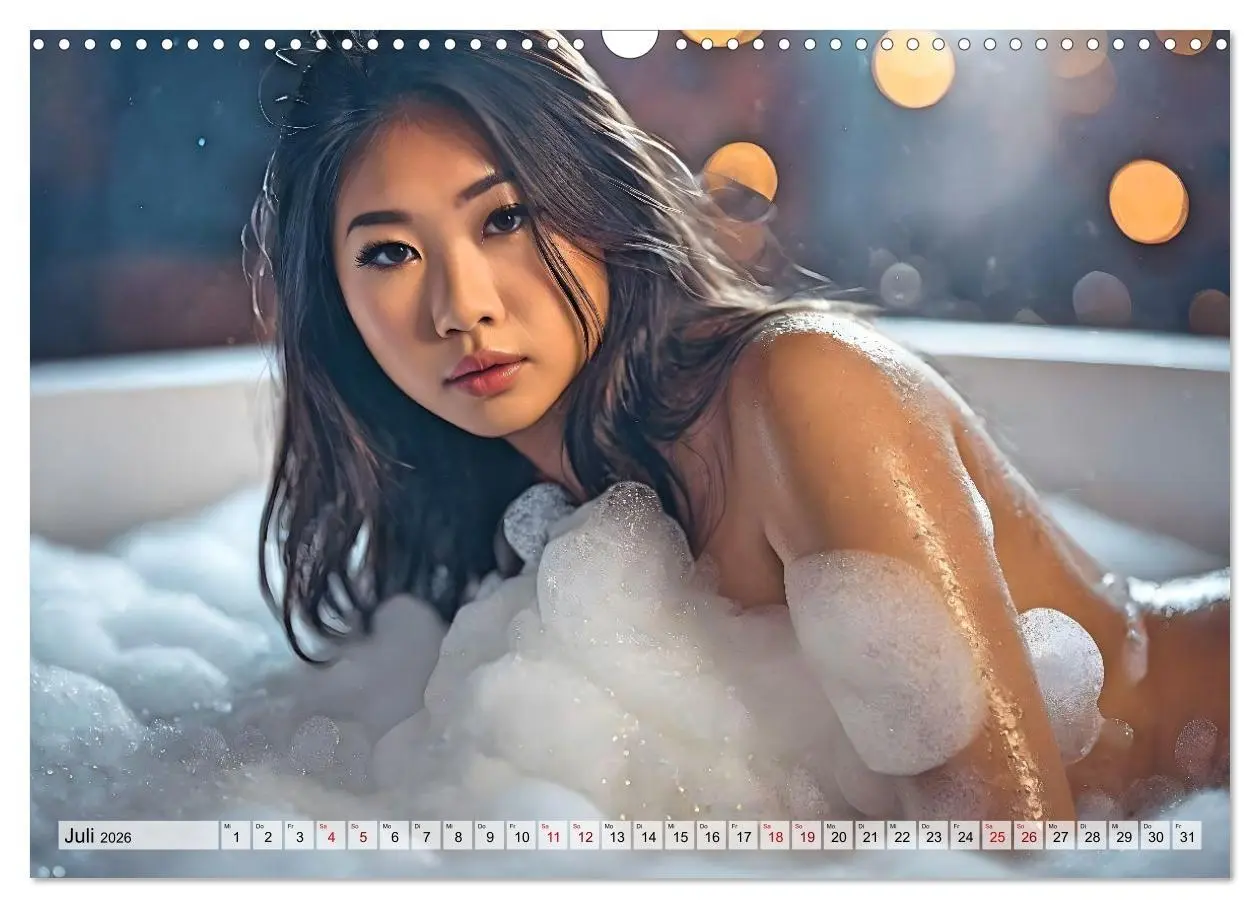 Bild: 9783457297063 | Heiße Girls im Badeschaum (Wandkalender 2026 DIN A3 quer), CALVENDO...